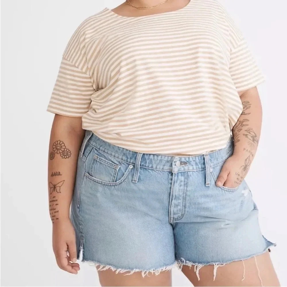 Madewell Relaxed Denim Shorts - Picture 1 of 8